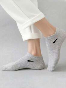 20 Pairs Women's Solid Candy Color Boat Socks, Sweet Absorbent Breathable Invisible Socks, Suitable For Daily, Sports, College Style, All Seasons, Random Color, Optional 1 Pair/10 Pairs/20 Pairs - Multicolor - View 7