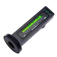 1 pieza Herramienta de alineación magnética de 4 ruedas para coche/camión/autocaravana, medidor de nivel ajustable con base de ventosa fuerte, adecuado para reparación de neumáticos - negro - Ver 2