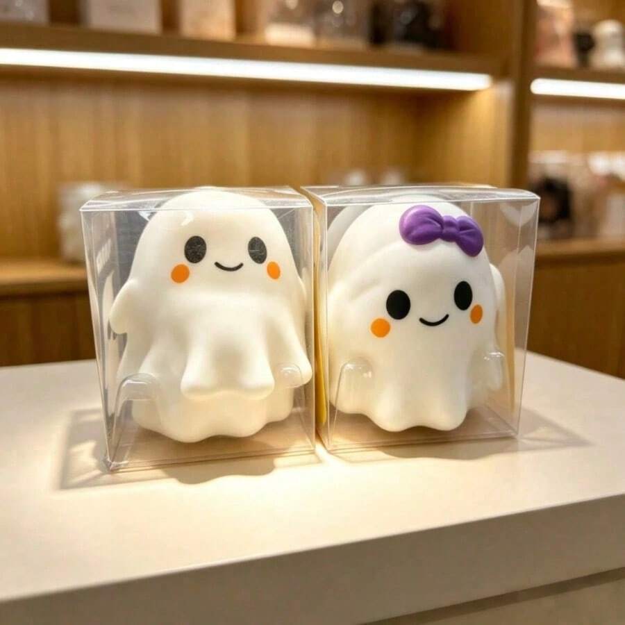 Halloween Giant Ghost Soft Doll, Soft TPR Slow Rebound Figure, Creative Stress Relief Toy For Adults