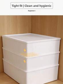 1pc Home Use Lidded Underwear & Socks Divider Storage Box, Cosmetic Storage Box, Wardrobe Storage Box, Underwear & Socks Compartment Storage Box, Miscellaneous Storage Box, Travel Essentials, Room Decor - View 6