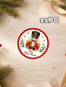 11/20/40 buah Stiker Kado Natal Bulat dengan Teks Kustom Personalisasi, Stiker Nama Kustom, Stiker Label Nama Perekat, Pola Santa, Rusa Kutub, Manusia Salju, dll., Pembungkus Kado Natal, Hadiah untuk Keluarga, Teman, dan Pecinta, Pembungkus Kotak Kado, Amplop, dan Tas Kado - MultiWarna - View 26