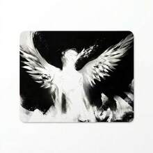 Angel Wings Pattern Extra Long Gaming Mouse Pad And Desk Mat Set, Non-Slip Durable Rubber Base, Smooth Surface Suitable For Computer Laptop Office Home, Abstract Art Decor, Back To School Supplies - A - View 15