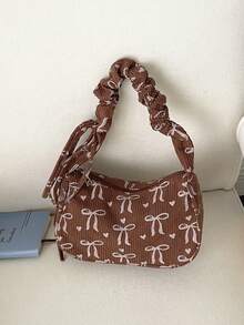 Tas Tangan Lipit dengan Pita yang Bergaya dan Manis, Hadiah Ideal untuk Remaja, Cocok untuk Aktivitas Luar Ruangan, Bermain, atau Perjalanan Harian. - MultiWarna - View 6