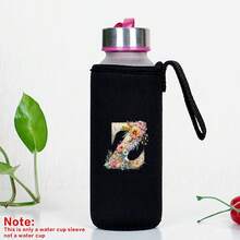 Vacation Bottle Protector, Printed Design Bottle Holder For Domestic And Overseas Holiday Trips - Black - View 17