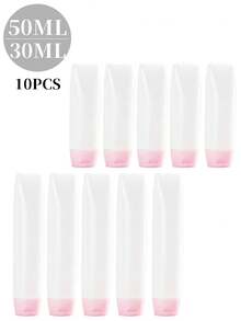 Leak‑Proof Flip‑Cap Refillable Squeeze Bottles, Wide Mouth Easy Filling Empty Travel Containers For Lotion Shampoo Conditioner, Perfect For Outdoor Trips, Gym Use & Cosmetic Pouch Organization - A - View 14