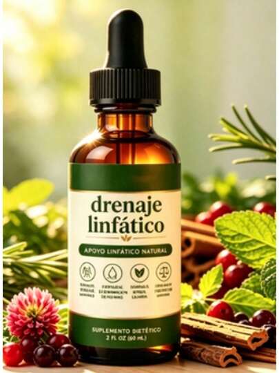 High Demand!Lymphatic Support Herbal Drops Natural Botanical Extract Body Wellness Supplement.Women Daily Nutrient Support!