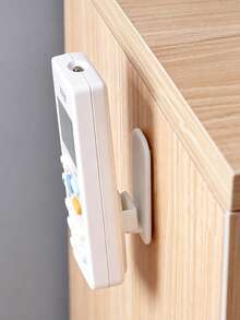 7/5/3/1 Pair Remote Control Wall Mount Bracket, Self-Adhesive Invisible Hook, No-Drill Strong Adhesive Wall Bracket, Suitable For TV/Air Conditioner Remote Control, Mini Plastic Hook Storage Box, Suitable For Home Bedroom Living Room, Easy Installation Removable Storage Hook - Multicolor - View 4