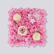 Artificial Flower Wall Panels, Realistic Silk Floral Backdrop For Wedding, Party, Home Photo Background Decor - Multicolor - View 10
