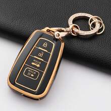 2/3/4 Buttons Camry CHR Corolla RAV4 Alphard Land Cruiser Prado Prius 2017-2022 TPU Car Key Fob Cover Keychain - B - View 25