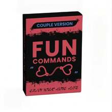 Permainan Kartu Gosok Fun Commands untuk Pasangan Dua Orang, Permainan Meja Interaktif Romantis untuk Malam Kencan, Mainan Membangun Hubungan Manis, Hadiah Kejutan Liburan Bagus untuk Natal & Halloween, Cocok untuk Waktu Luang Pribadi Pasangan di Rumah - View 1