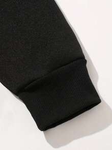 Impala Men Sweatshirt Co-Ords - Black - View 5