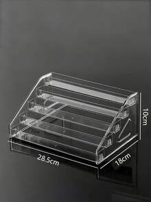 7-Tier/5-Tier/3-Tier Clear Acrylic Nail Polish Display Stand, Multi-Layer Display Rack, Cosmetic Organizer, Eyeglass Holder, Photo Frame, Jewelry Stand, Storage Box, For Home Living Room Office Decor, Bedroom Desktop Organization, Birthday Gift - Clear - View 9