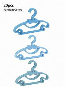 20pcs/10pcs Durable Baby Clothes Hangers - Non-Slip, Space-Saving Drying Racks, Easy Organization - Suitable For Bedroom, Closet, Wardrobe, Bathroom And Dorm (Random Style) - Non-slip Hanger - View 13