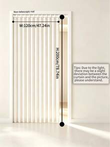 High-End Foldable Screen, No Drilling Installation, Suitable For Living Room, Bedroom, Bathroom And Wardrobe. Provides Light Blocking, Dust Protection And Privacy. Adopting Modern Minimalist Luxury Style, These Foldable Fabric Screens Are Easy To Store, Making Them Versatile Home Decor Items. - ZDL-1 - View 12