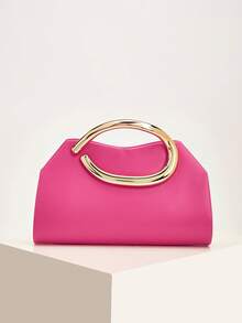 Women's Clutch Bag, Premium Handbag, Crossbody Clutch For Party, Wedding, Formal Dress - Hot Pink - View 7
