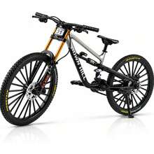 1 pieza Nuevo modelo de bicicleta de aleación de metal, bicicleta de montaña simulada, bicicleta, bicicleta de carretera, juguete decorativo de exhibición, regalo - Multicolor - Ver 35