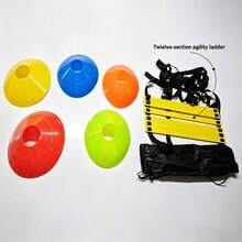 1pc Football Training Agility Ladder Soft Rope Ladder Agility Ladder Set Fitness Training Basketball Training Equipment - Multicolor - View 13