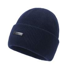 1pc Casual Winter Men's Knitted Hat, Warm Windproof Ear Protection Beanie, Suitable For Travel, Shopping, Outdoor Sports - A - View 7