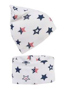 2pcs Baby Knitted Hat And Scarf Set, Cartoon Pattern Children's Double-Layer Hat + Single-Layer Scarf, Suitable For Boys And Girls All Seasons - Multicolor - View 18