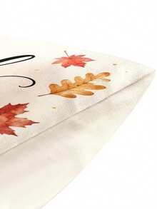 感恩節秋季可愛火雞楓葉桌旗、抱枕、餐墊，水彩鄉村風餐桌裝飾布，節日派對餐桌布置 - 彩色 - 查看 9