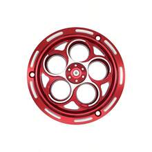 CNC Processed Aluminum Alloy Rotating Fan Cover, Engine Radiator Guard And Frame Hole Cover, Polished Heat-Resistant Cooler Fins Decorative Modification Accessories, Personalized Motorcycle Modification Parts, Suitable For VESPA150, Scooter, Qoge I125, Other Motorcycles - A - View 18