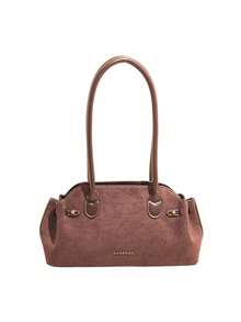 Retro Artistic Style Elegant Versatile Textured Shoulder Bag, Niche Design, Fashionable And Personalized Handbag, Suitable For Commuting And Dating. - Coffee - View 7
