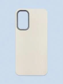 1pc 4-Color Optional Solid Color Lychee Texture Faux Leather Large Window Phone Case, Ins Premium Minimalist Business Solid Color Leather Texture, A Classic Black / B Beige White / C Premium Gray / D Caramel Brown, Faux Leather Matte Lens Raised Full Coverage Anti-Drop Soft Shell, Autumn/Winter Commute Versatile, Suitable For Personal Use And Gift; Compatible With IPhone Case & Galaxy Case, Compatible With IPhone 17 - Multicolor - View 87