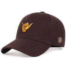 1pc Men's Halloween Hat Finger 666 Embroidered Baseball Cap Street Fashion Casual Hat Spring Autumn Travel Beach Vacation - Multicolor - View 5
