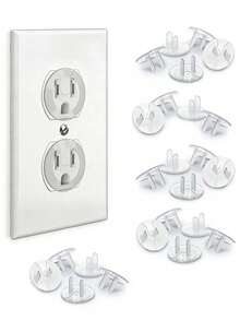 1pc Power Outlet Protector Cover, Specially Designed For Protection, Easy To Install, Reliable Plastic Material - Multiple Styles - View 4