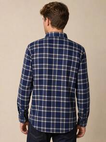 Men Thermal Underwear Tops - Blue - View 3
