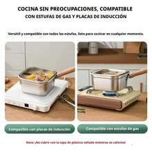 DeTODO Square Deep Fryer With Frying Basket, Wooden Handle - A - View 3