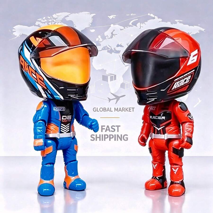 Transformable Helmet Action Figure, Miniature Collectible Model, Alloy Motorcycle Helmet Decor, Holiday/Birthday Gift For Friends, Clients