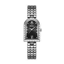 YaLaLuSi Brand 1pc Elegant Women's Wristwatch, Exquisite Small Square Dial Design - Silver - View 13