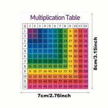 30pcs Multiplication Table Stickers, Essential Math Learning Aid For Students And Families, Easy-To-Use School And Office Supplies Stickers, Size 3.15X2.76 Inches - Multicolor - View 3