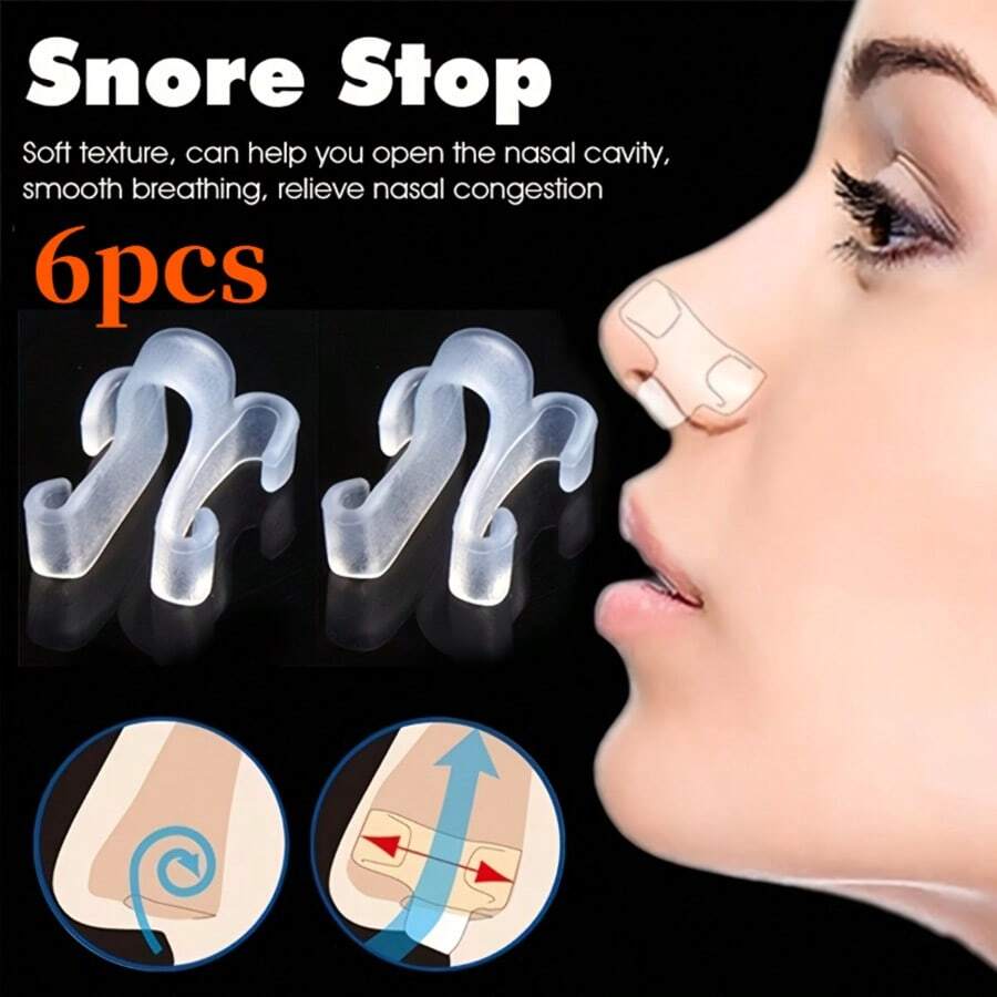 2pcs Yoga Sports Design Nose Clip Device, Easy To Wear, Great Gift For Men And Women - Multicolor - View 1