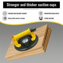 2Pcs 8 Inch Glass Suction Cup Heavy Duty Vacuum Lifter Max Load 250KG For Glass Marble Tile Granite Window Handling - Multicolor - View 2