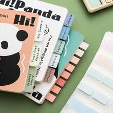12-120pcs Pastel Color Index Tabs Sticky Notes, Self Adhesive Page Markers, Book Annotation Tabs, Bookmark Labels For Study Notes, Notebook, Document Classification, Office School Supplies - A - View 3