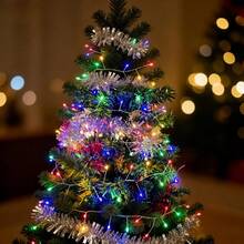 Colorful Firecracker Shaped String Lights With Silver Wire, Available In 100, 200, 300 Lights, Equipped With Convenient Wireless Remote Control, Supports Brightness Adjustment, Built-In 8 Vibrant Light Modes, Thin Invisible Silver Wire, Can Be Freely Wrapped And Shaped, Won't Look Cluttered After Installation, Easy Installation Without Wiring, Suitable For Indoor And Outdoor Scenes - Battery-powered Firecracker Lights - View 10