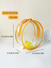 1 Set Cotton Doll Storage Bag, PVC Thickened High Transparency Doll Bag, 15cm Cute Cartoon Doll Storage Display Dust-Proof Hanging Bag, Transparent Q-Version Round Head Walking Doll Bag, Suitable For Data Cable Storage, Earphone Accessories Storage, Waterproof Bag - View 17