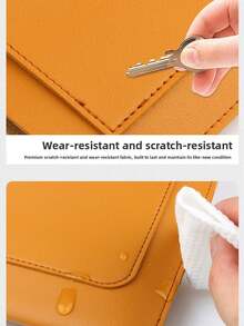 14 Inch Laptop Bag, Unisex, Large Capacity Inner Pocket, Business Briefcase FK7X - View 6