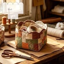 1pc/3pcs Wavy Storage Basket Sewing Pattern In Multiple Sizes, 1:1 Scale With Wavy Edge, Transparent PET Patchwork Sewing Tool, Suitable For Beginners Sewing Pattern And Patchwork Sewing Projects, Gift For Sewing Enthusiasts - Wavy Storage Basket - View 10