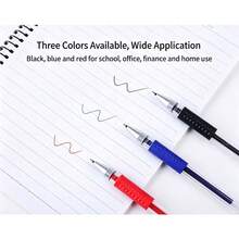 25pcs Red Water-Based Neutral Pens, 0.5mm Standard Tip, Smooth Writing, Consistent Ink Flow, Red Pens For Teachers Grading And Correcting Homework, Students Learning And Highlighting, Office Signing And Memo, Practical Stationery - Ballpoint Pen - View 3