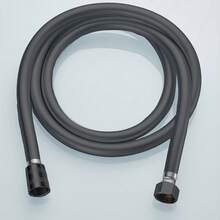 Black PVC Anti-Tangle Anti-Burst Pressure-Resistant Heat-Resistant Shower Hose Soft Tube - Black - View 7