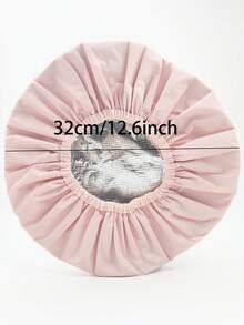 1pc Double Layer Hair Care Cap, Anti-Hair Loss Cap, Postpartum Cap, Hair Oil Cap, Hair Mask Cap, Wet/Dry Hair Cap, Sleeping Cap - Pink - View 6