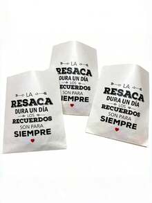 100 PCS Wedding Favor Hangover Kits, Spanish Bachelorette Party Gift Bags - View 4