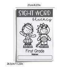 Sight Words Reading & Coloring Notebooks, Read And Color Activities, High Frequency Word Recognition, Sentence Comprehension, Picture Matching, English Vocabulary Practice, Early Reading And Language Learning Worksheets - Sight Words Reading & Coloring - View 3