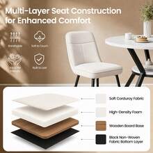 Dining Table And Chairs Set Of 4, 120cm Marble Effect Dining Table With 4 Velvet High Back Dining Chairs, Modern Dining Table Set For Dining Room Kitchen - Grey Table + White Velvet Chair - View 5