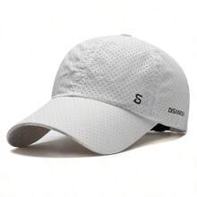 1pc Original Design Running Hat, Lightweight Quick-Dry Breathable Sun Protection Cap, Outdoor Men's Fishing Baseball Cap, Men's Hat - A - View 4