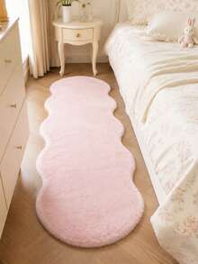 Soft Fluffy Rug Area Rug,For Bedroom,Living Room,Study,Office,Non-Slip,Shaggy Rug,Luxurious Simple Living Room Rug,Bedroom Rugs,Bedside Rug,Faux Fur Rug,Decorative Rug,Play Mat, Bedroom Decor,House Decor,Autumn Home Decor,Room Decor,Fall Decor - Baby Pink - View 3