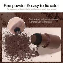 GZE Hairline Filler Stick, Hair Shadow Sponge Pen, For Covering Gray Hair Roots, Enhancing Hair Volume And Concealing Sparse Hair, Strong Coverage, Perfect Fit To Hair Roots, Creating Flawless Hairline - Black - View 3